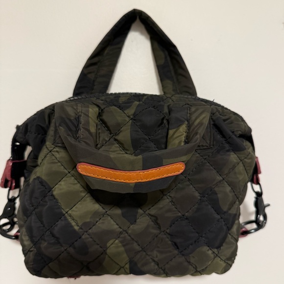 Camo quilted nylon mini handbag MZ Sutton inspired like new - Picture 13 of 14